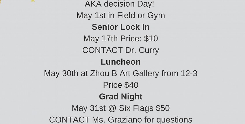 Class of 2019 Events