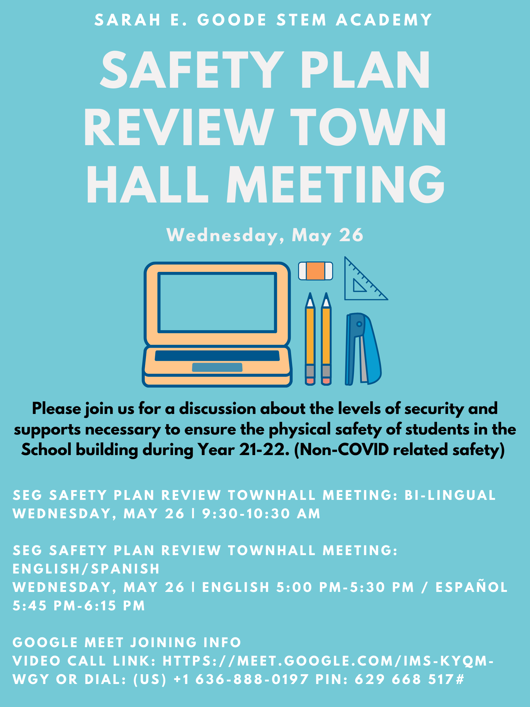 Safety Plan Review Townhall Meeting