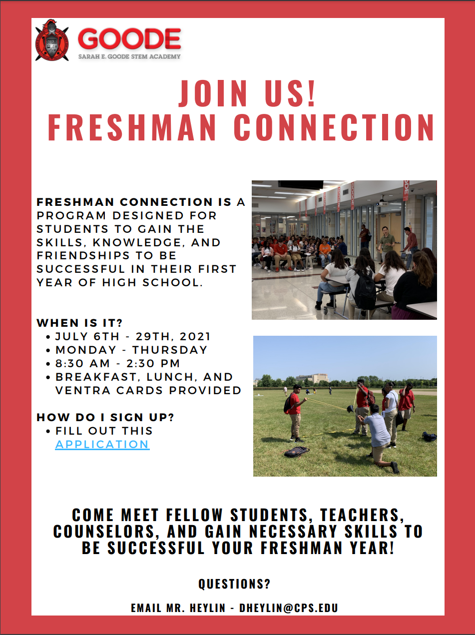 Join Us For Freshman Connection