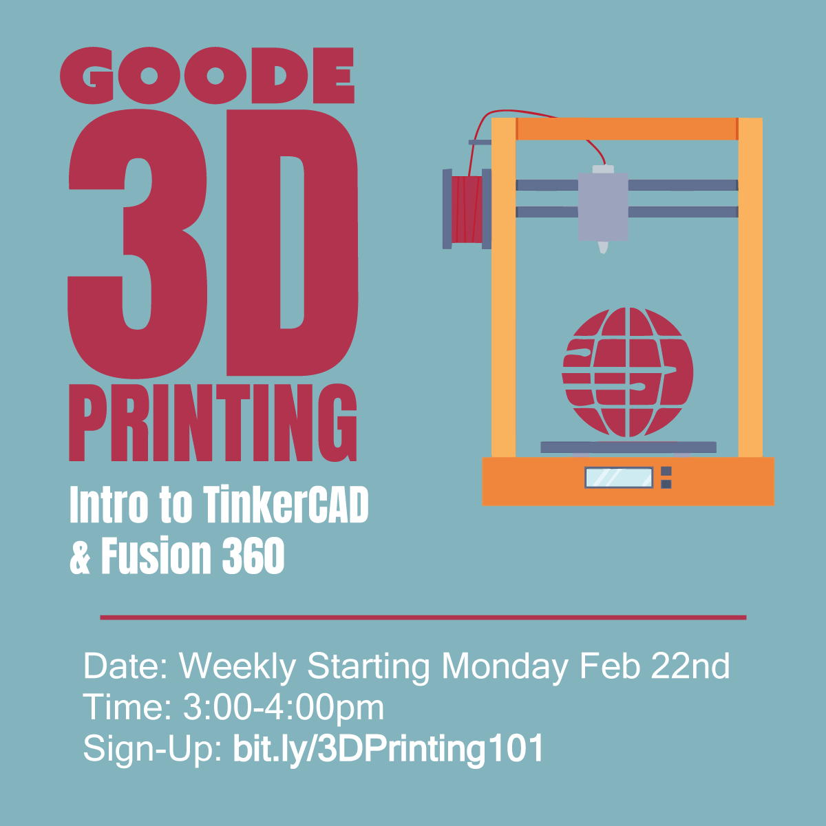 GOODE 3D Printing Club