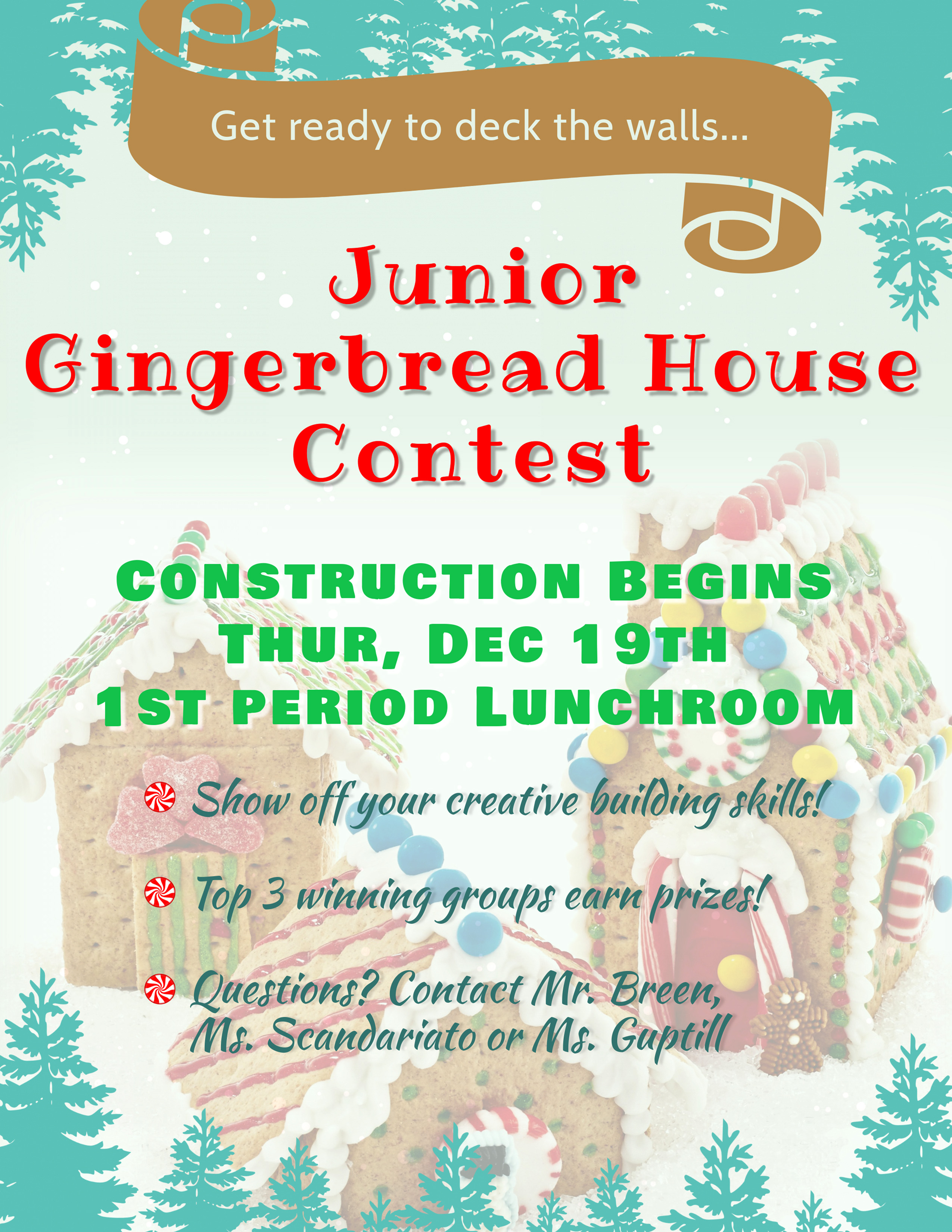 Junior Gingerbread House Contest