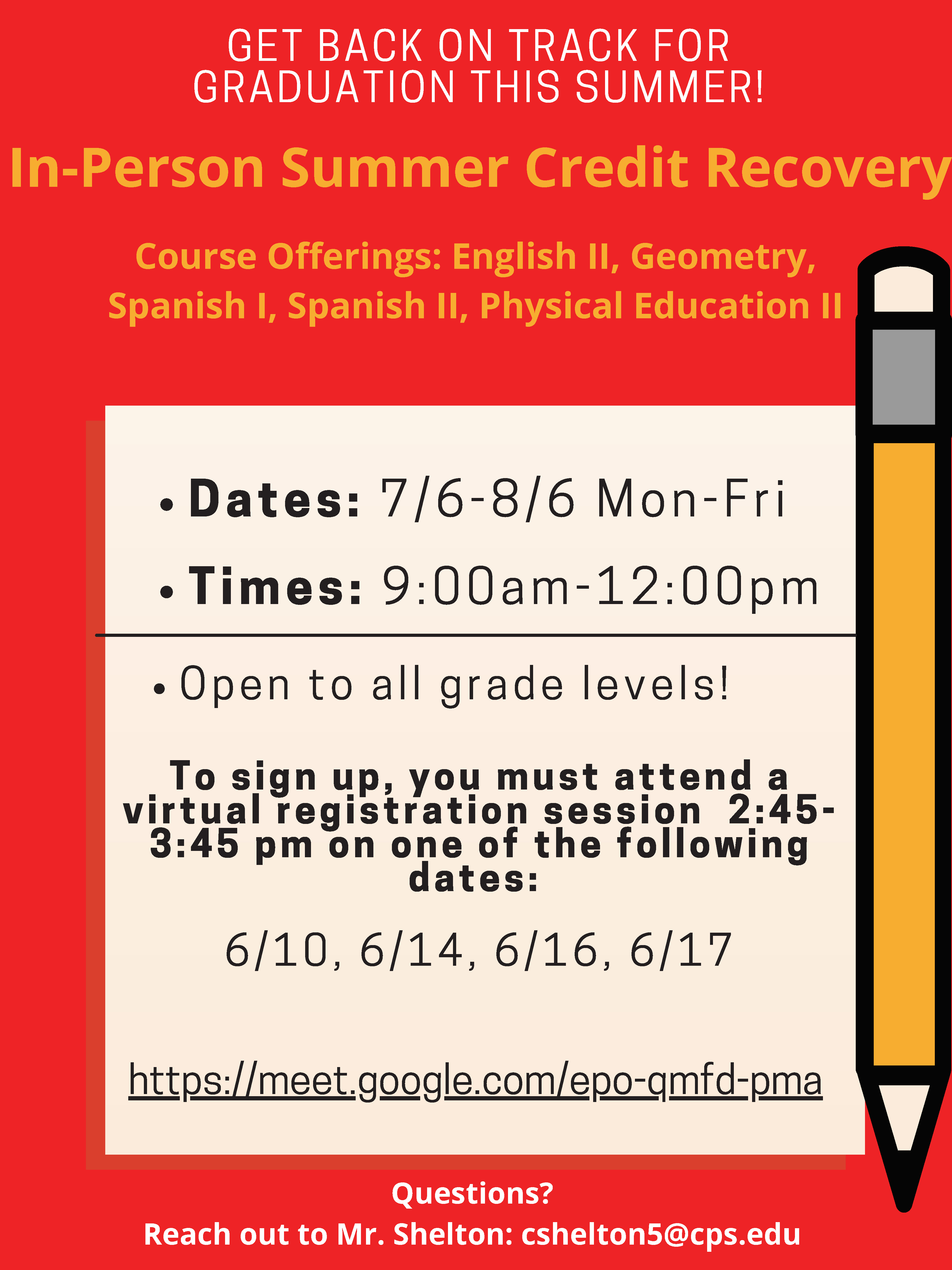 Summer Credit Recovery