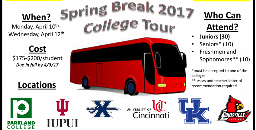 Spring Break College Trip!